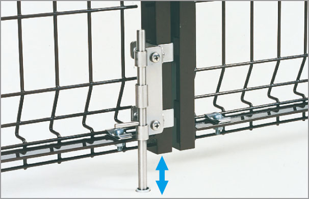 落とし棒 三協アルミ　門・フェンスまわり　フェンス・スクリーン　目隠し　モダン　おしゃれ　エクステリア　愛知・名古屋の外構専門店パートナーホームのエクステリア　スチールメッシュ　製品一覧　ユメッシュG型門扉|パートナーホーム