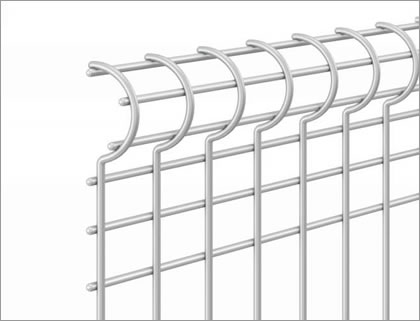 上部　三協アルミ　門・フェンスまわり　フェンス・スクリーン　目隠し　モダン　おしゃれ　エクステリア　愛知・名古屋の外構専門店パートナーホームのエクステリア　製品一覧 スチールメッシュ　ユメッシュHR型フェンス|パートナーホーム