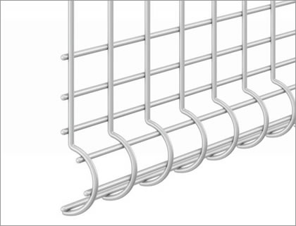 下部　三協アルミ　門・フェンスまわり　フェンス・スクリーン　目隠し　モダン　おしゃれ　エクステリア　愛知・名古屋の外構専門店パートナーホームのエクステリア　製品一覧 スチールメッシュ　ユメッシュHR型フェンス|パートナーホーム