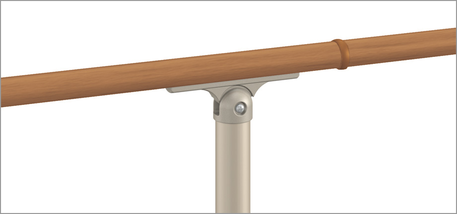 上部笠木納まり 三協アルミ　玄関アプローチ　門・フェンスまわり　モダン　おしゃれ　エクステリア　愛知・名古屋の外構専門店パートナーホームのエクステリア　製品一覧　歩行者用補助手すり　エトランポS・エトランポU|パートナーホーム