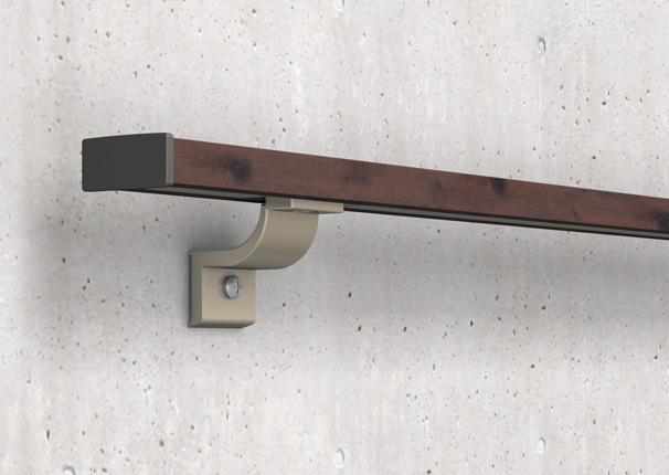 固定式（形材タイプ） 三協アルミ　門・フェンスまわり　目隠し　モダン　おしゃれ　エクステリア　愛知・名古屋の外構専門店パートナーホームのエクステリア　製品一覧　歩行者用補助手すり　ジーエムライン|パートナーホーム