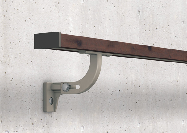 調整式 三協アルミ　門・フェンスまわり　目隠し　モダン　おしゃれ　エクステリア　愛知・名古屋の外構専門店パートナーホームのエクステリア　製品一覧　歩行者用補助手すり　ジーエムライン|パートナーホーム