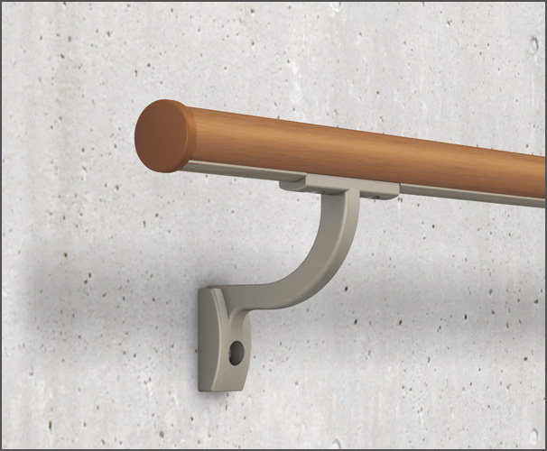 固定式（鋳物タイプ） 三協アルミ　玄関アプローチ　門・フェンスまわり　モダン　おしゃれ　エクステリア　愛知・名古屋の外構専門店パートナーホームのエクステリア　製品一覧　歩行者用補助手すり　エトランポS・エトランポU|パートナーホーム