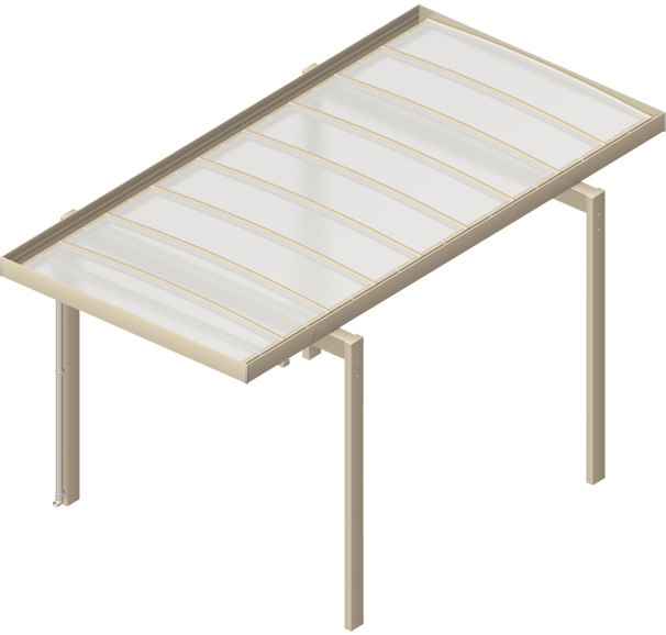 梁置きタイプ　三協アルミ　車庫まわり　カーポート　モダン　おしゃれ　エクステリア　愛知・名古屋の外構専門店パートナーホームのエクステリア　製品一覧　カーポート　U.スタイル アゼスト|パートナーホーム