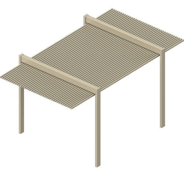 パーゴラタイプ　三協アルミ　車庫まわり　カーポート　モダン　おしゃれ　エクステリア　愛知・名古屋の外構専門店パートナーホームのエクステリア　製品一覧　カーポート　U.スタイル アゼスト|パートナーホーム