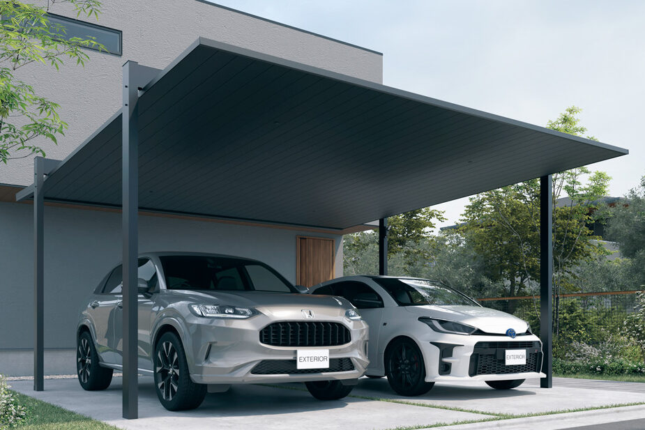 三協アルミ　FⅡ（エフツー）　アルミ屋根とポリカ屋根どっちがおすすめ？　外構工事　エクステリア|パートナーホーム