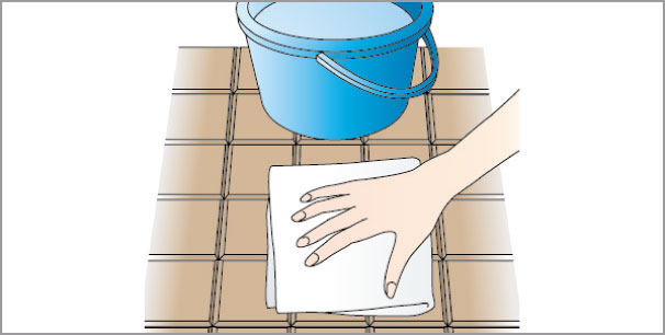 汚れたとき ぞうきんで水拭きするか、スポンジやブラシで水洗いしてください。汚れがひどいときは中性洗剤で洗い流した後、洗剤分を残さないよう水洗いしてください。酸素系・塩素系洗剤や漂白剤は使用しないでください。　三協アルミ　庭まわり　ウォールエクステリア　モダン　おしゃれ　エクステリア　愛知・名古屋の外構専門店パートナーホームのエクステリア　製品一覧　躯体バルコニー関連商品　バルコニー　床化粧材|パートナーホーム
