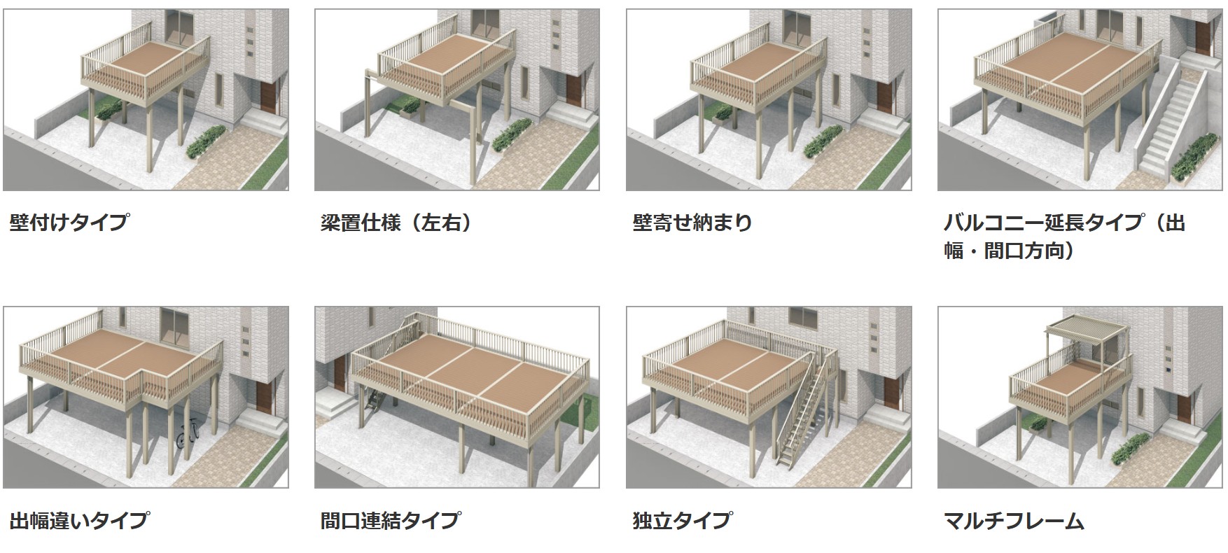 敷地に合わせた対応可能 　三協アルミ　庭まわり　ウォールエクステリア　モダン　おしゃれ　エクステリア　愛知・名古屋の外構専門店パートナーホームのエクステリア　製品一覧　ウォールエクステリア特注品　グランフローア|パートナーホーム