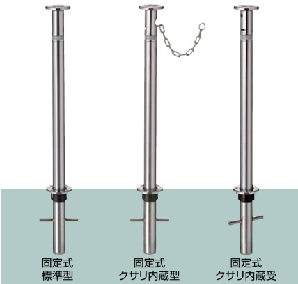 LIXIL　スペースガード　ポールチェーン　防犯　エクステリア　外構|パートナーホーム